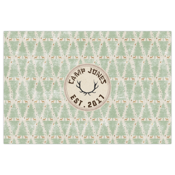 Deer Indoor / Outdoor Rug - 2'x3' - Front Flat