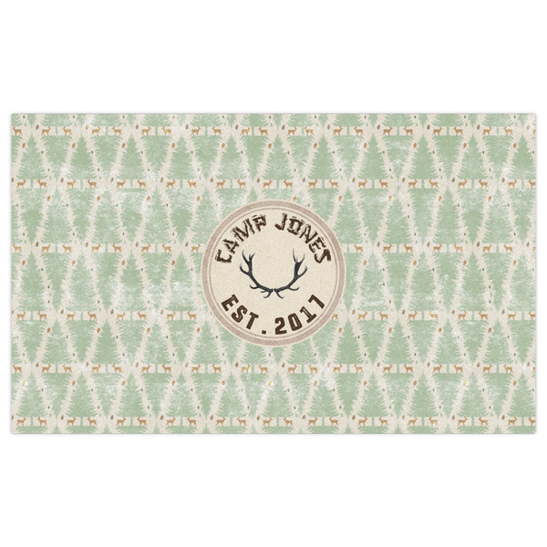 Deer Indoor / Outdoor Rug - 3'x5' - Front Flat