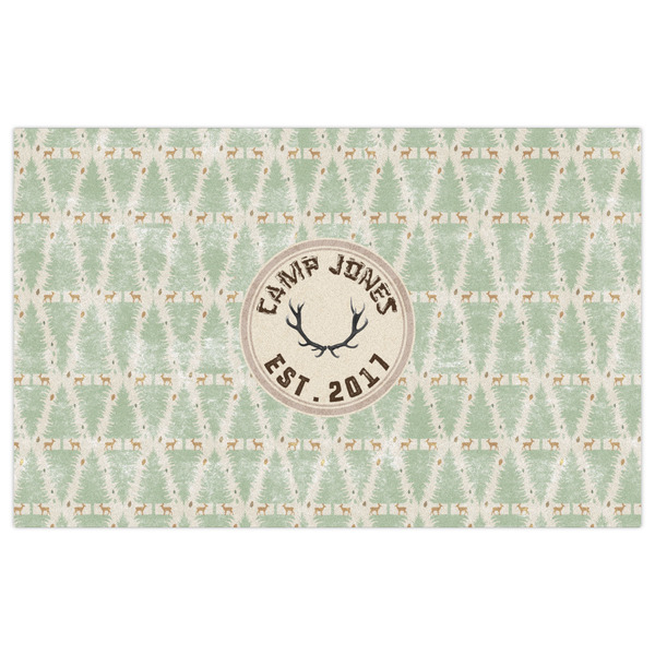 Deer Indoor / Outdoor Rug - 5'x8' - Front Flat