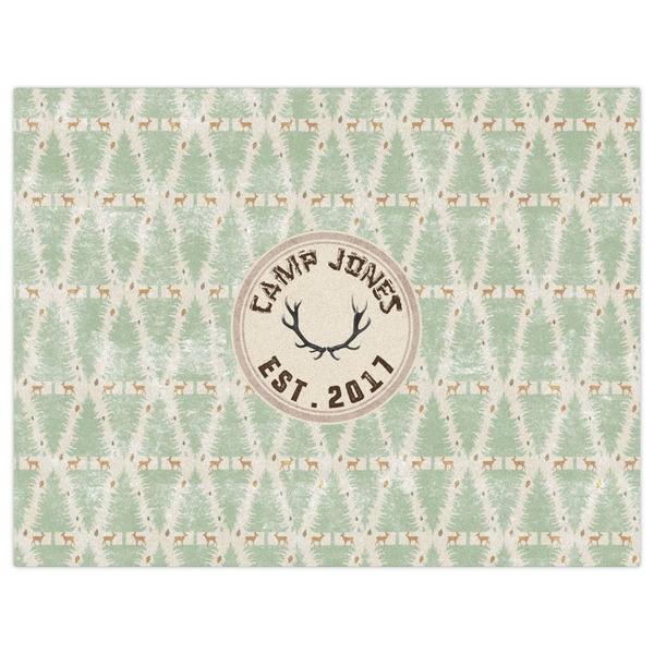 Deer Indoor / Outdoor Rug - 6'x8' - Front Flat