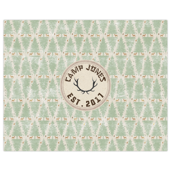 Deer Indoor / Outdoor Rug - 8'x10' - Front Flat