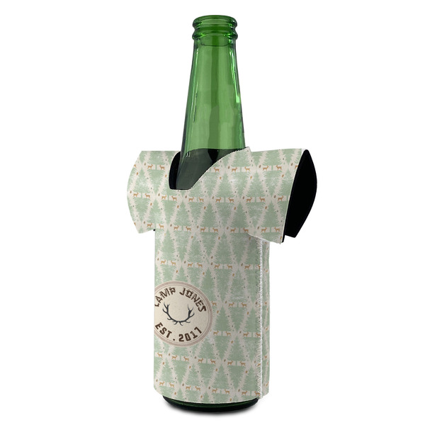 Deer Jersey Bottle Cooler - ANGLE (on bottle)