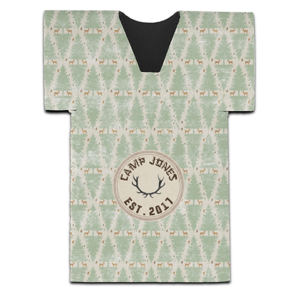 Deer Jersey Bottle Cooler - Set of 4 - FRONT (flat)