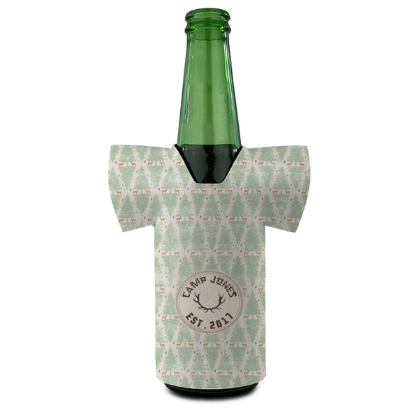 Deer Jersey Bottle Cooler - Set of 4 - FRONT (on bottle)