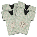 Deer Jersey Bottle Cooler - Set of 4 (Personalized)