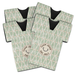 Deer Jersey Bottle Cooler - Set of 4 (Personalized)