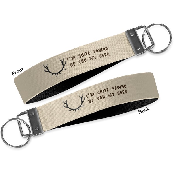 Deer Key-chain - Metal and Nylon - Front and Back