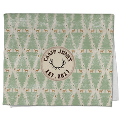 Deer Kitchen Towel - Poly Cotton w/ Name or Text