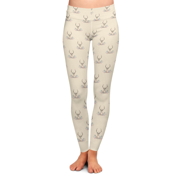 Custom Deer Ladies Leggings - Large