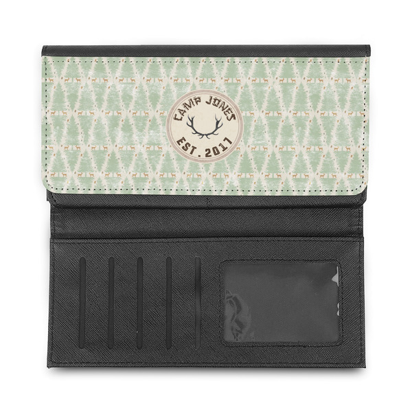 Deer Ladies Wallet - Half Way Open