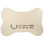 Deer Bone Shaped Dog Food Mat (Personalized)