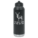 Deer Water Bottles - Laser Engraved - Front & Back (Personalized)