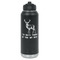 Deer Laser Engraved Water Bottles - Front View