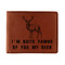 Deer Leather Bifold Wallet - Single