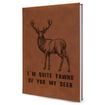 Deer Leather Sketchbook - Large - Single Sided (Personalized)