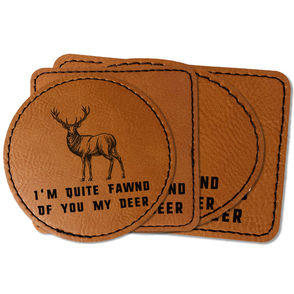 Custom Deer Faux Leather Iron On Patch (Personalized)
