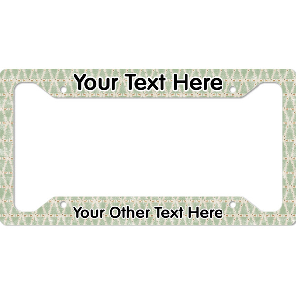 Custom Deer License Plate Frame - Style A (Personalized)