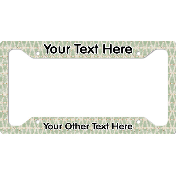 Custom Deer License Plate Frame (Personalized)