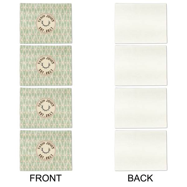 Deer Linen Placemat - APPROVAL Set of 4 (single sided)