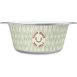 Deer Stainless Steel Dog Bowl - Small (Personalized)