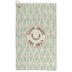 Deer Microfiber Golf Towel - Large (Personalized)