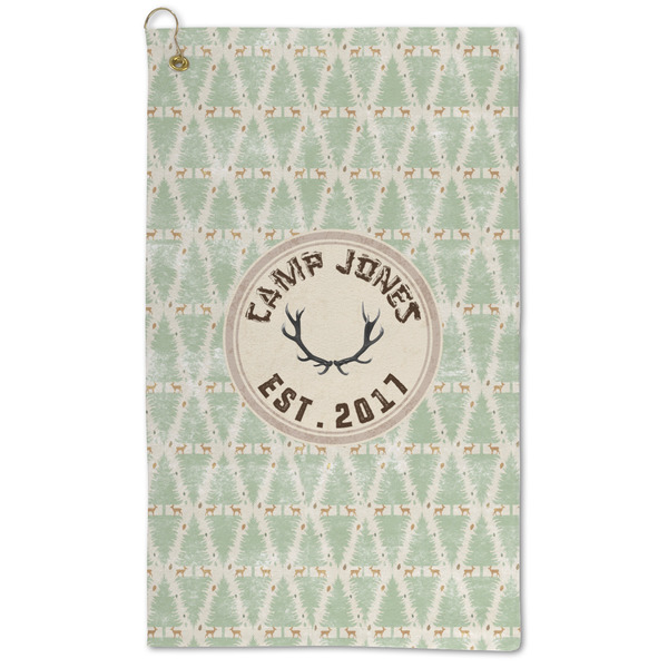 Custom Deer Microfiber Golf Towel - Large (Personalized)