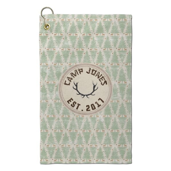 Custom Deer Microfiber Golf Towel - Small (Personalized)