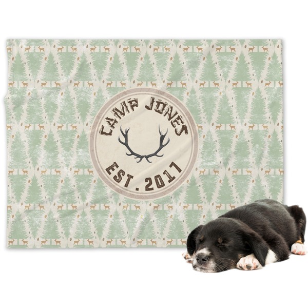 Custom Deer Dog Blanket - Regular (Personalized)