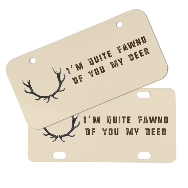 Deer Mini License Plates - MAIN (4 and 2 Holes)