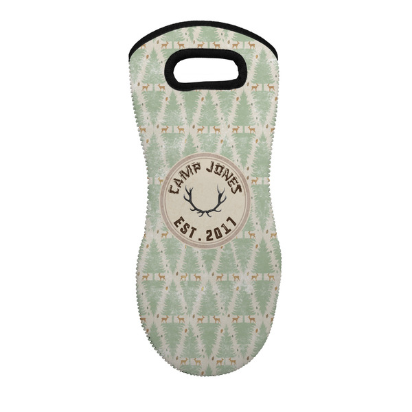 Custom Deer Neoprene Oven Mitt - Single w/ Name or Text