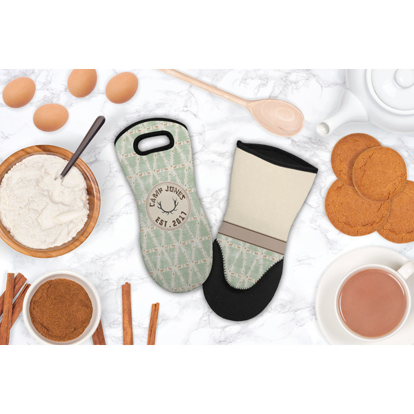 Deer Neoprene Oven Mitt - Lifestyle Image