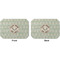 Deer Octagon Placemat - Double Print Front and Back