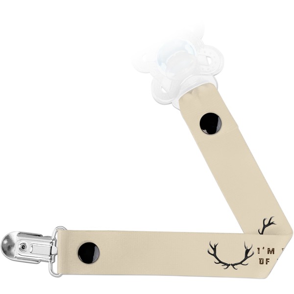 Custom Deer Pacifier Clip (Personalized)