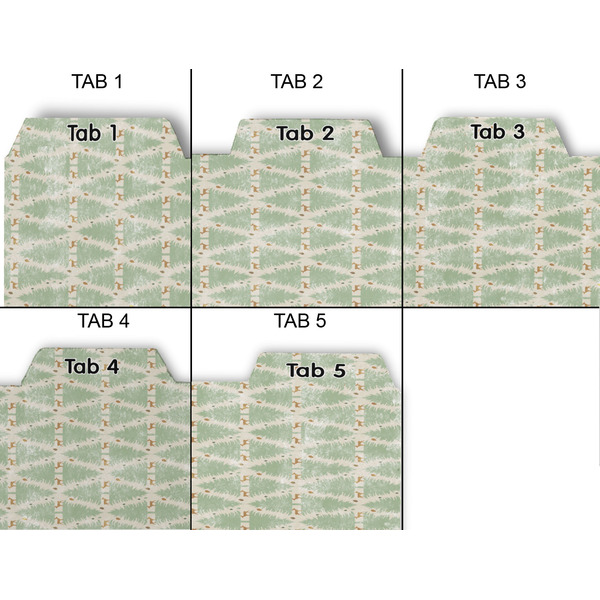 Deer Page Dividers - Set of 5 - Approval