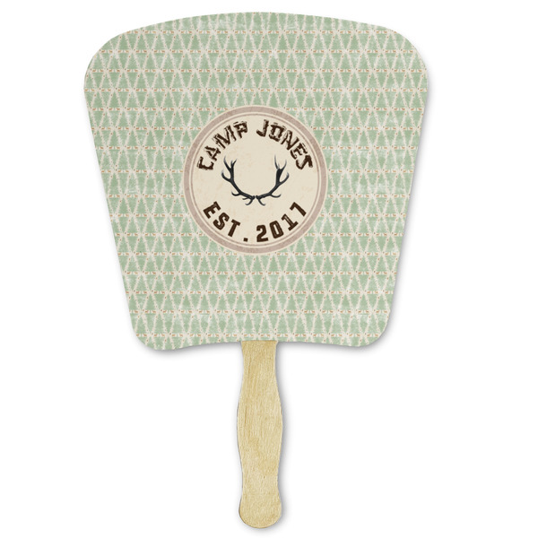 Custom Deer Paper Fan (Personalized)