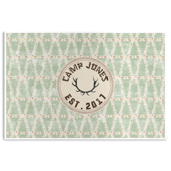 Custom Deer Disposable Paper Placemats (Personalized)