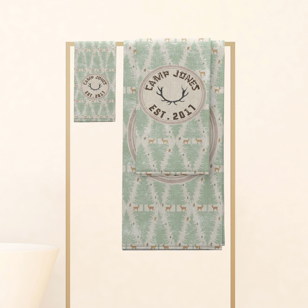 Deer Personalized Towel Set