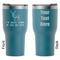 Deer RTIC Tumbler - Dark Teal - Double Sided - Front & Back