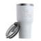 Deer RTIC Tumbler -  White (with Lid)