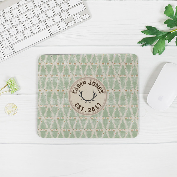 Deer Rectangular Mouse Pad - LIFESTYLE 2