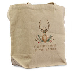 Deer Reusable Cotton Grocery Bag - Single (Personalized)