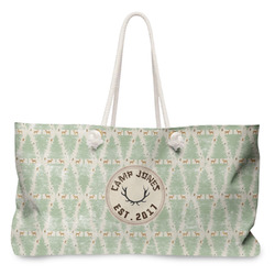 Deer Large Tote Bag with Rope Handles (Personalized)