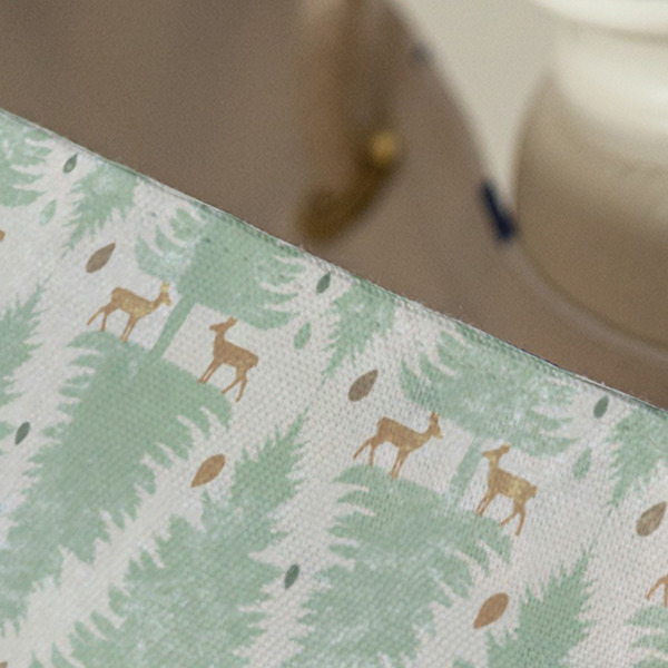 Deer Large Rope Tote - Close Up View