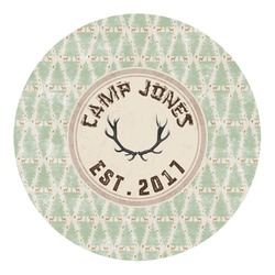 Deer Round Decal - Small (Personalized)