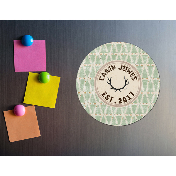Deer Round Fridge Magnet - LIFESTYLE