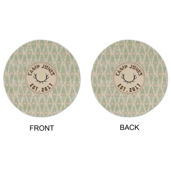 Deer Round Linen Placemats - APPROVAL (double sided)