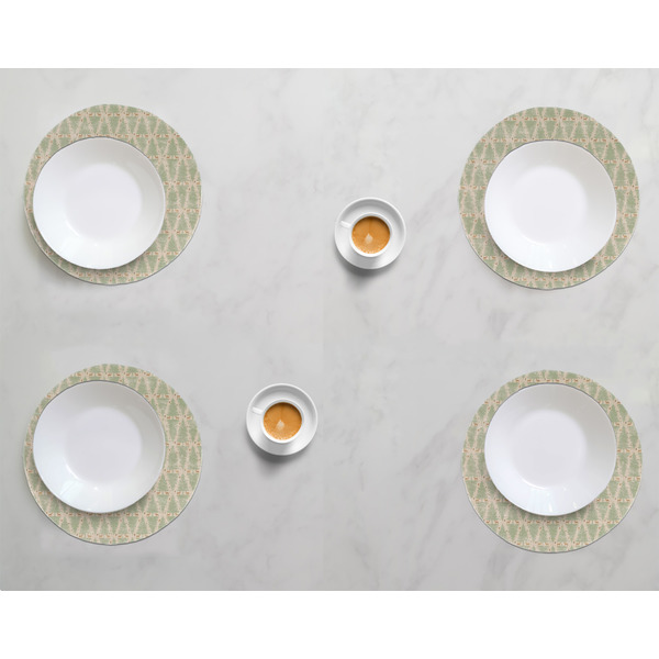 Deer Round Linen Placemats - LIFESTYLE (set of 4)