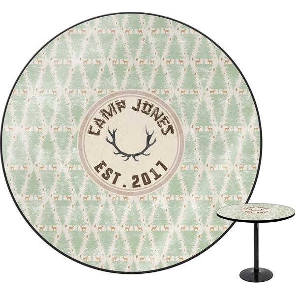 Custom Deer Round Table (Personalized)