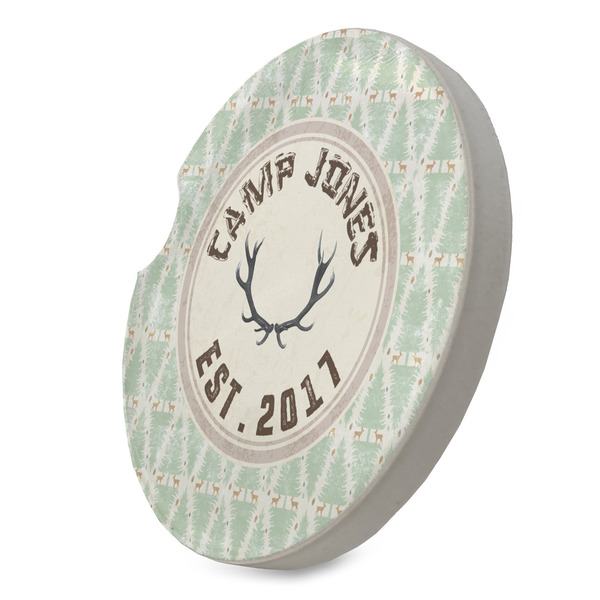 Deer Sandstone Car Coaster - STANDING ANGLE