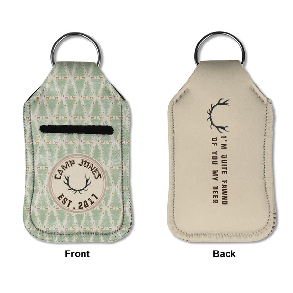 Deer Sanitizer Holder Keychain - Small APPROVAL (Flat)